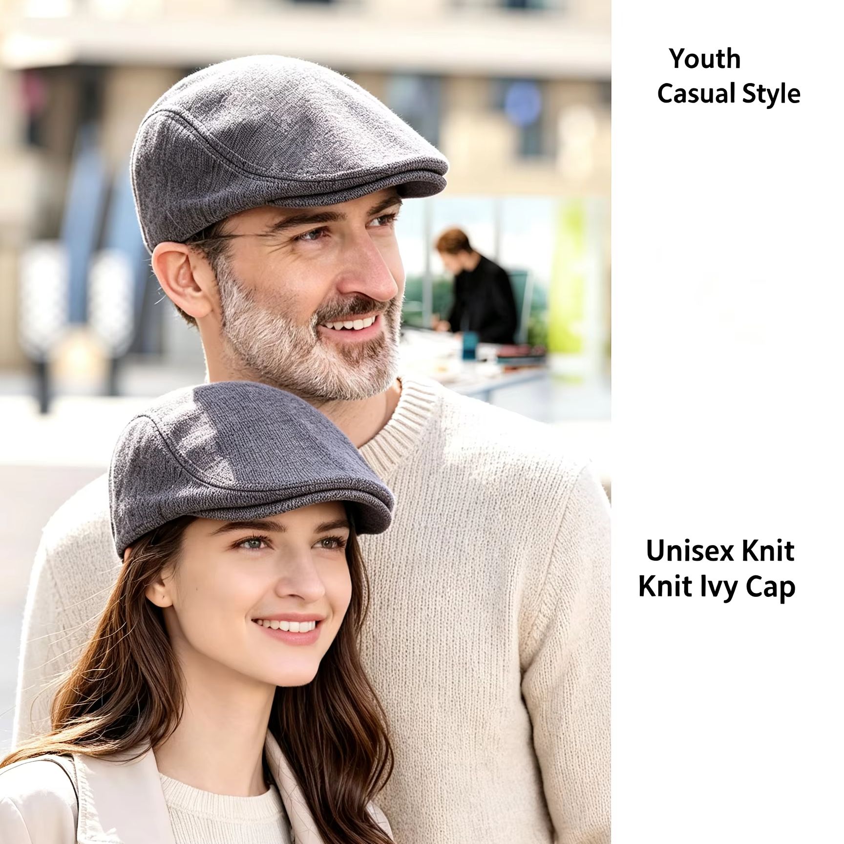 Newsboy Cap Ivy - Gorras Clásicas Vintage Estilo Newsboy para