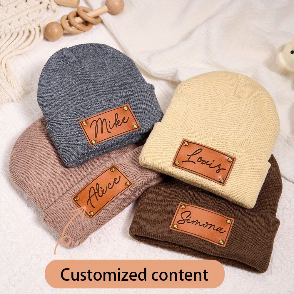 Beanie Cuffed Knit - Gorro de invierno de punto con