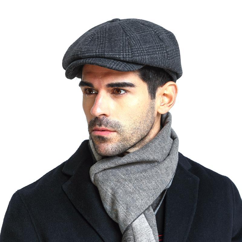 Newsboy Cap Ivy - Gorro de talla grande con cabeza