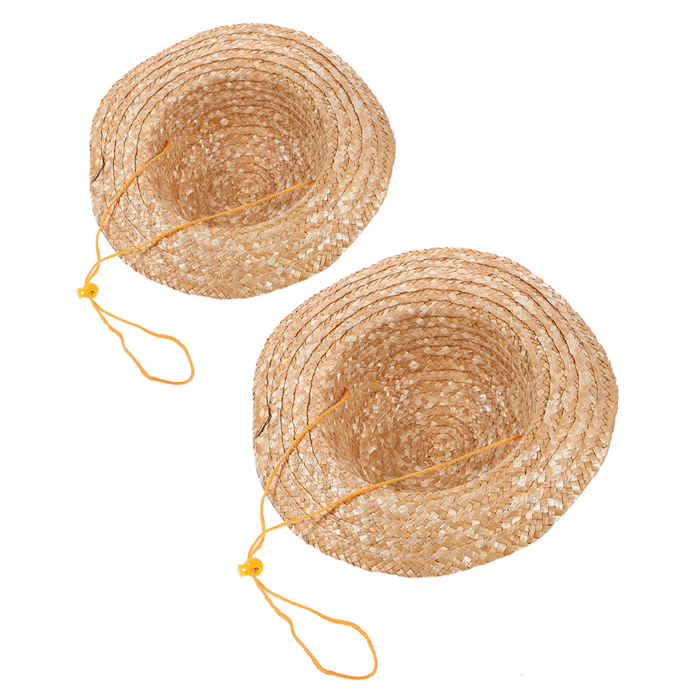 Sun Hat Wide Brim - Sombreros de Paja para Niños, Paquete