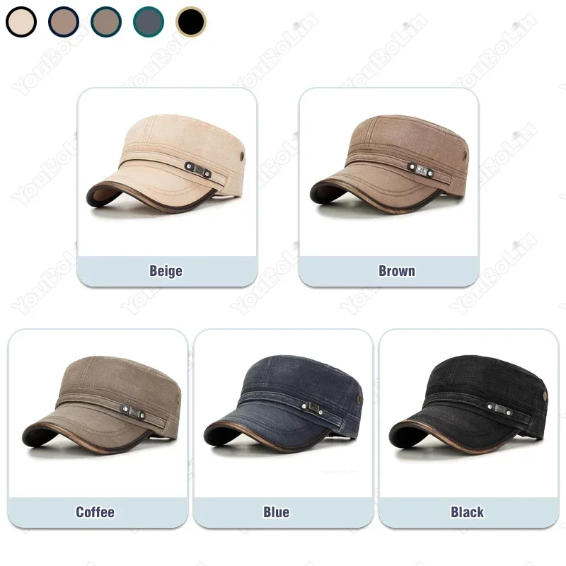 Gorra Plana con Ribete de Cuer - Dad Hat Cotton reseña y precio