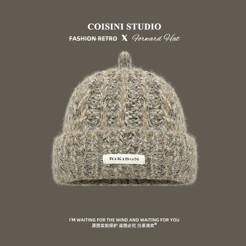 Gorros de punto con nudo peque - Beanie Cuffed Knit reseña y precio