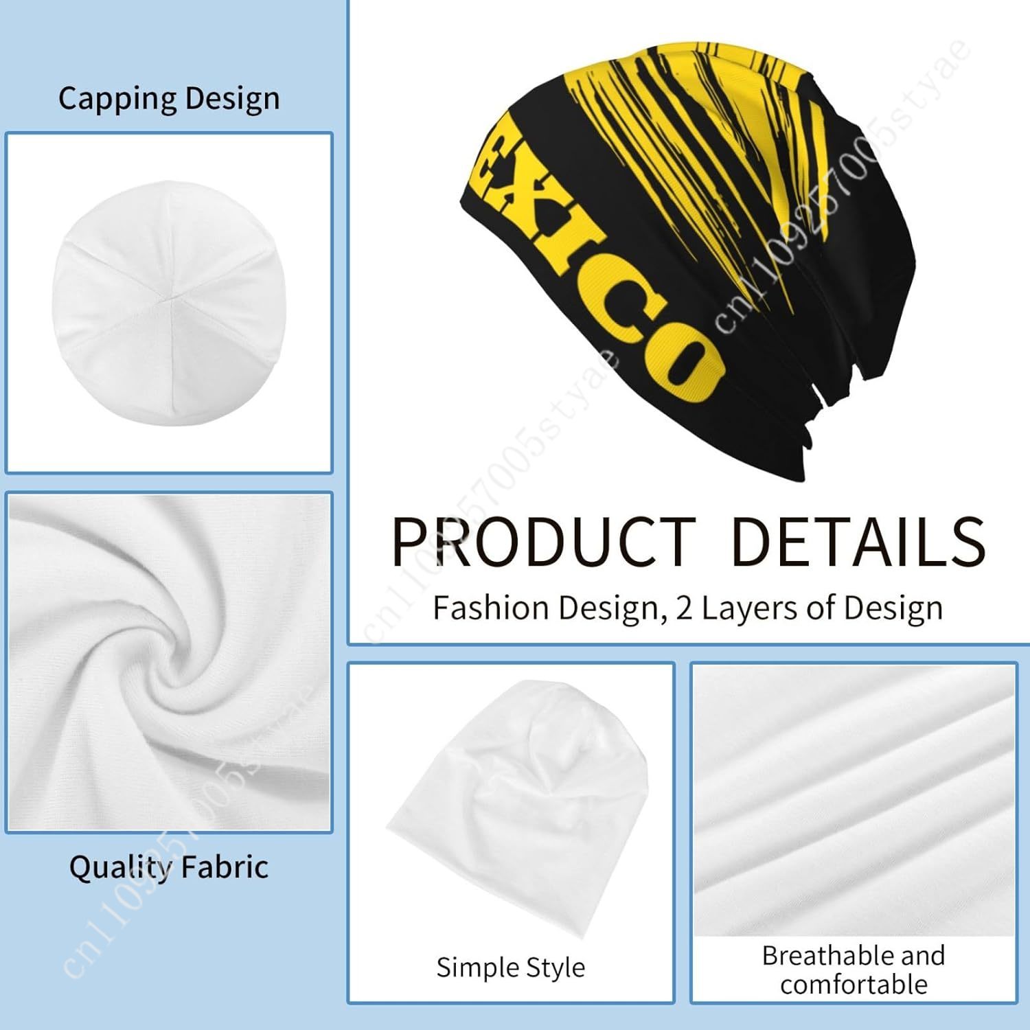 Gorro con bandera nacional par - Beanie Cuffed Knit reseña y precio