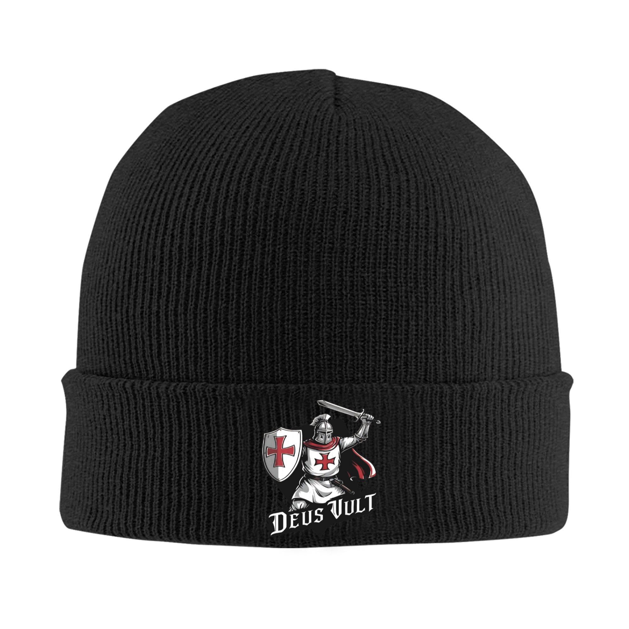 Deus Vult - Gorro de punto con - Beanie Cuffed Knit reseña y precio