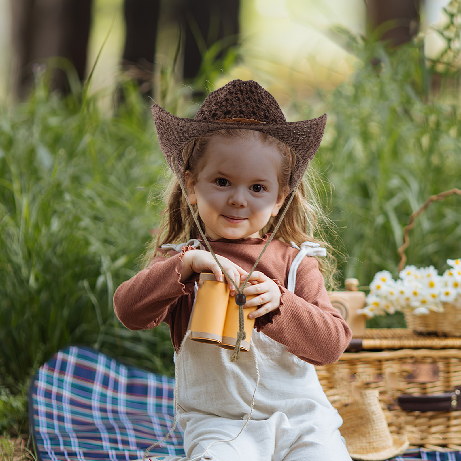 Sombrero de paja para niños, i - Sun Hat Wide Brim reseña y precio