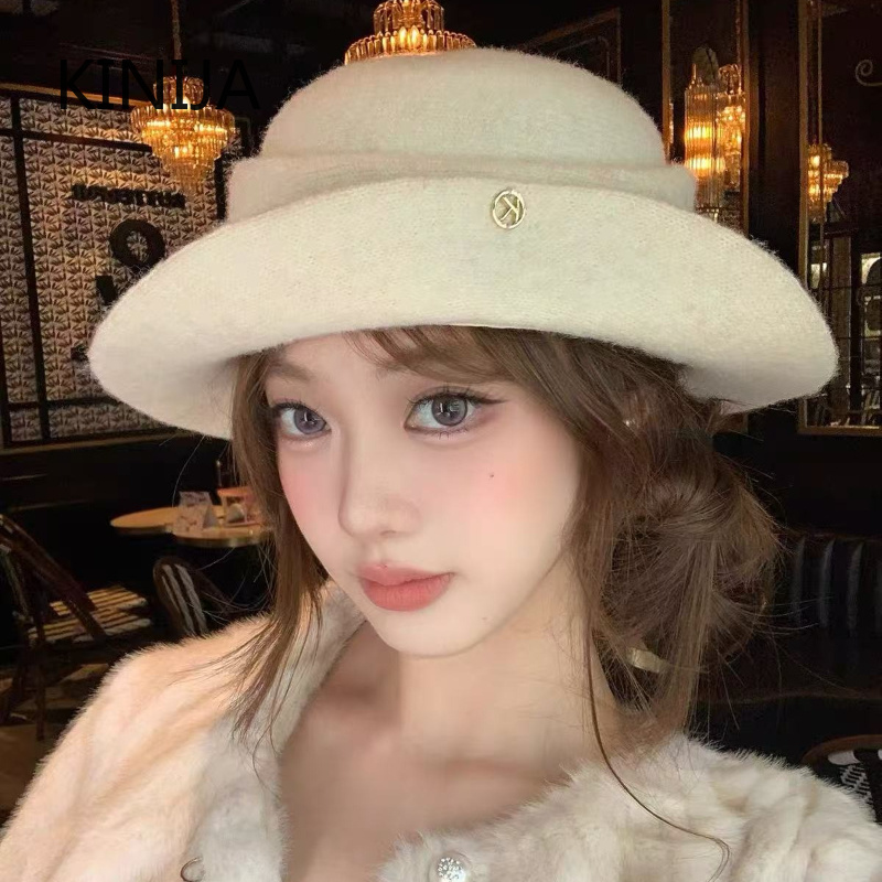 Elegante sombrero negro de est - Beret French Wool reseña y precio