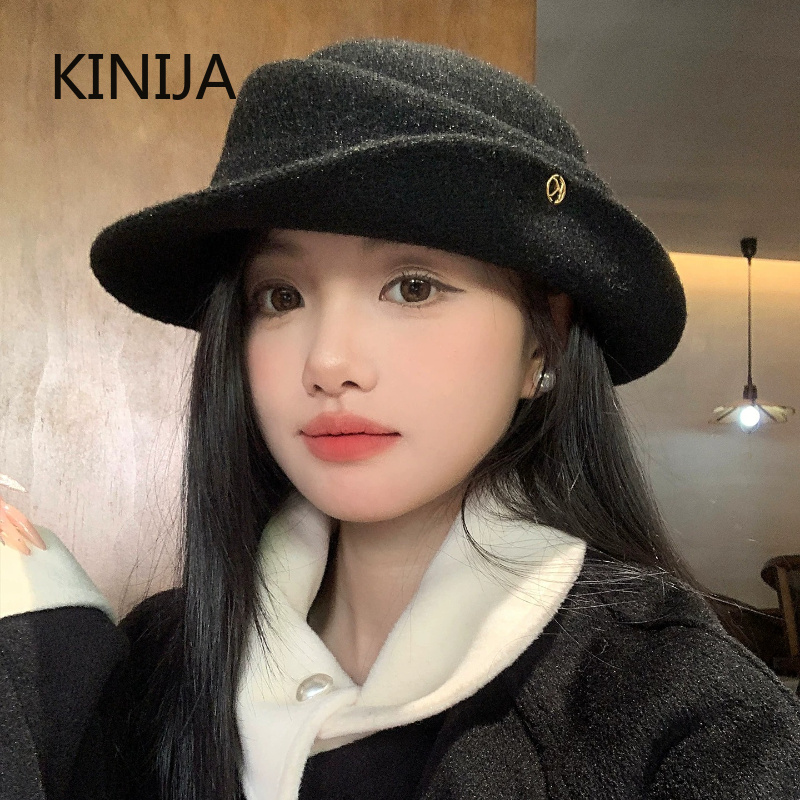 Elegante sombrero negro de est - Beret French Wool reseña y precio
